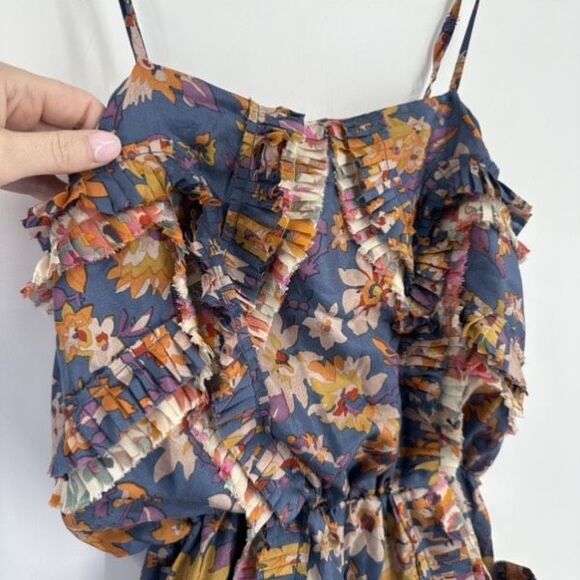 Sachin + Babi Rory 100% silk wildflower romper Size 2 - Picture 9 of 16
